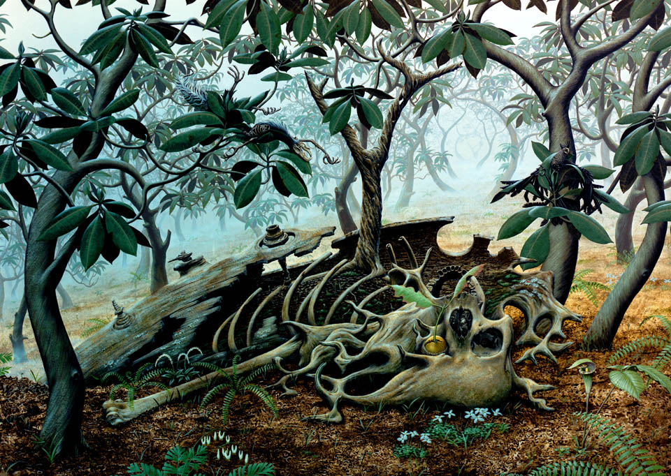 Rhododendron Hell [digital revision] (large print)